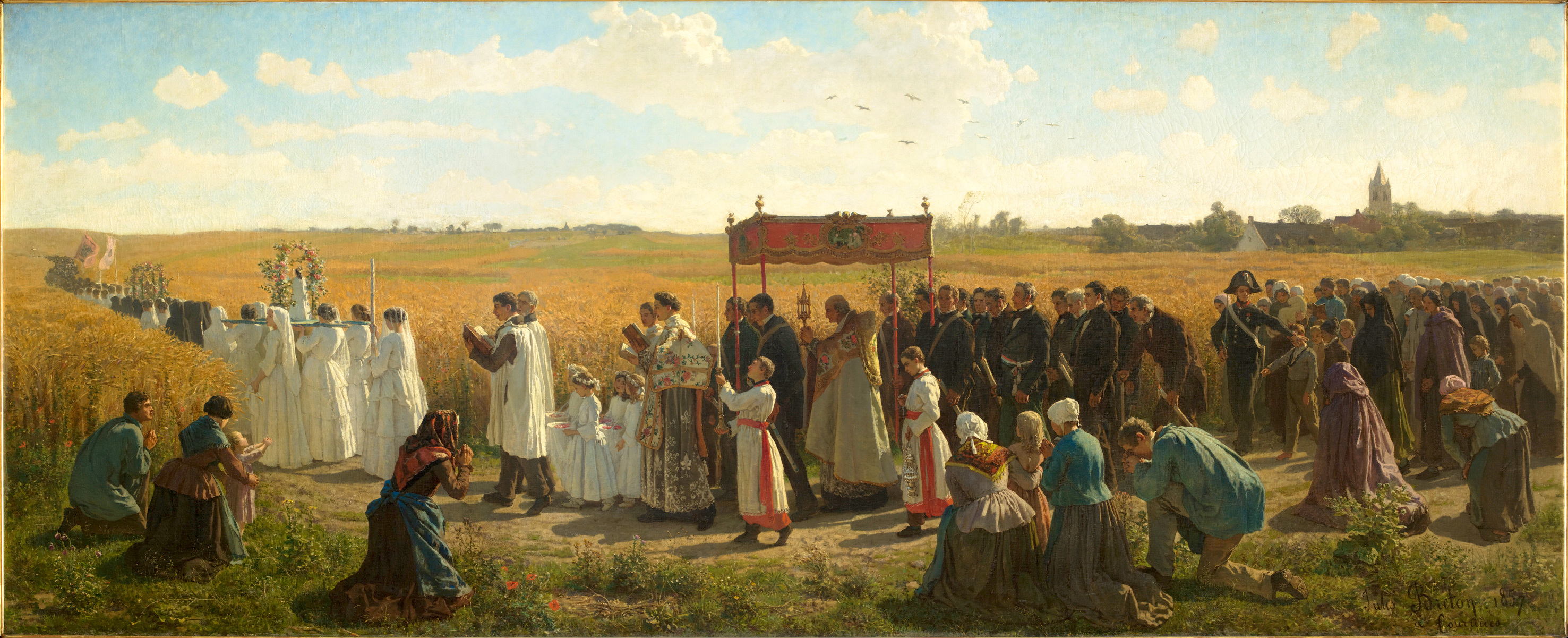 Jules Breton La Bndiction des bls en Artois
