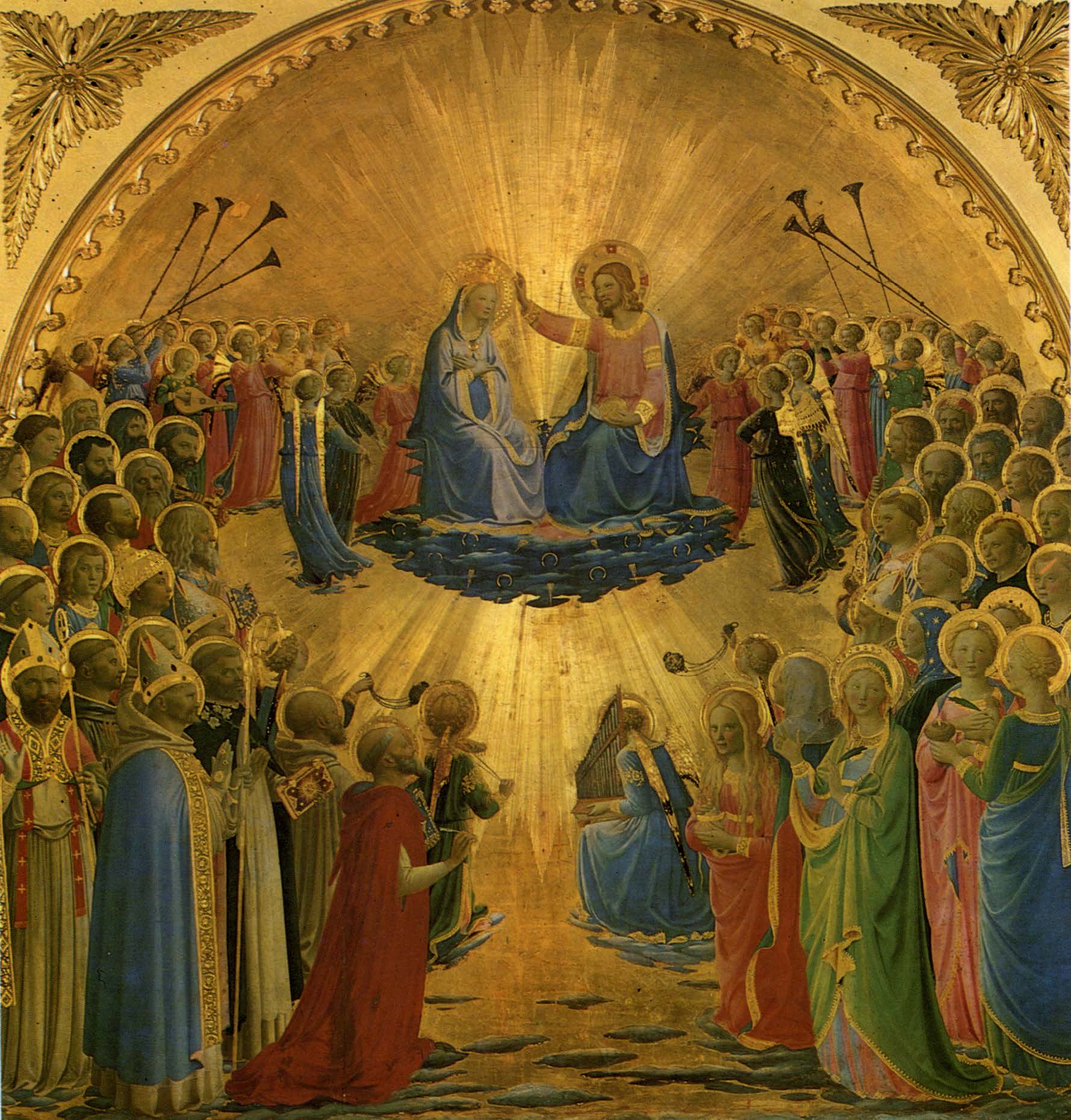 Le Couronnement de la Vierge - Fra Angelico